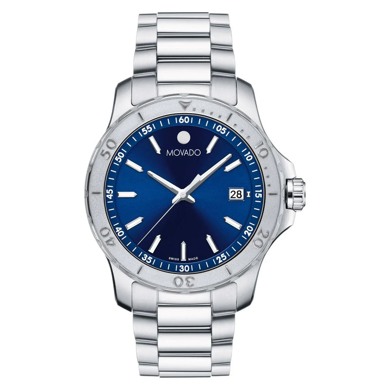 2600168 Reloj Movado Active Sport de hombre pulsera de metal plateado 40 mm