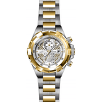 Reloj Invicta Aviator Hombre Acero Bicolor Plata - Vista lateral