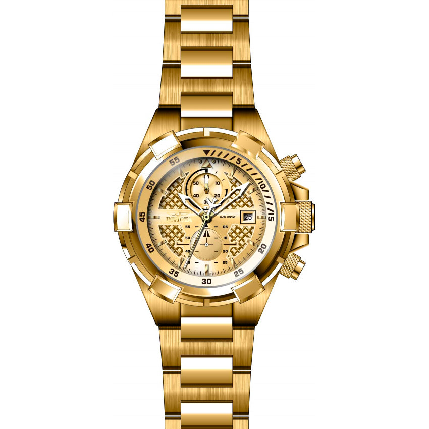Reloj Invicta Aviator Hombre Acero Bicolor Plata - Vista 7