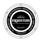 Reloj Invicta Aviator Hombre Acero Bicolor Plata - Detalle de esfera