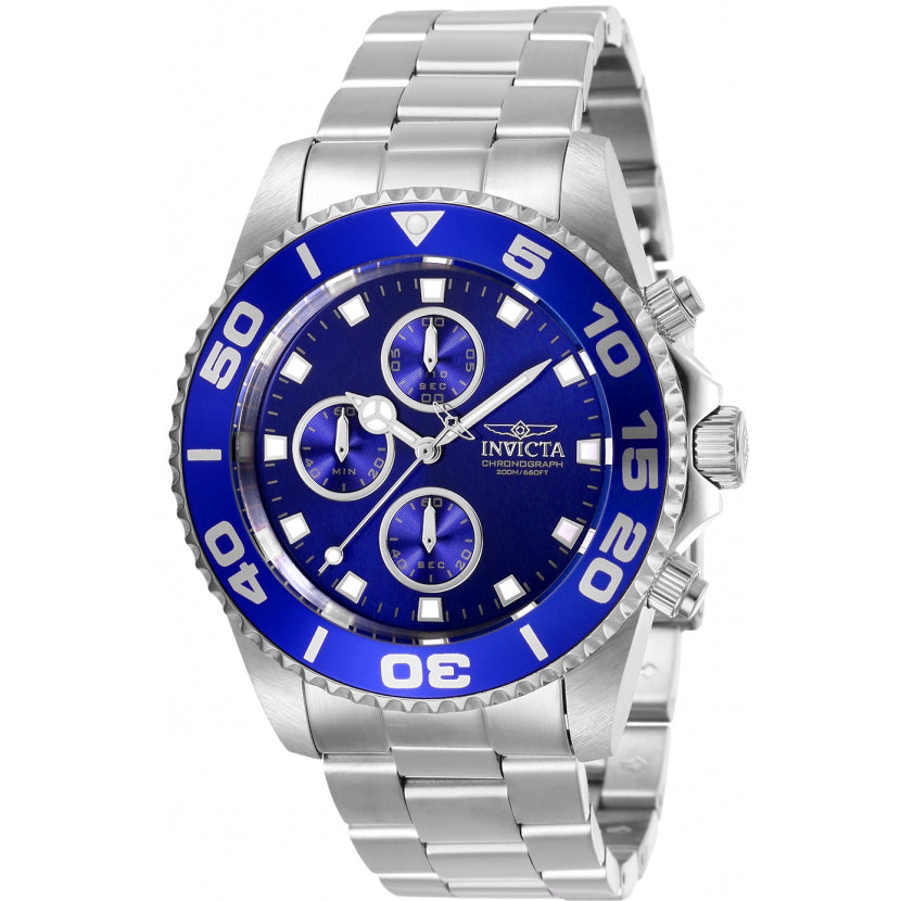 Reloj Pro Diver de caballero pulsera de metal 43mm - Plateado - 28690
