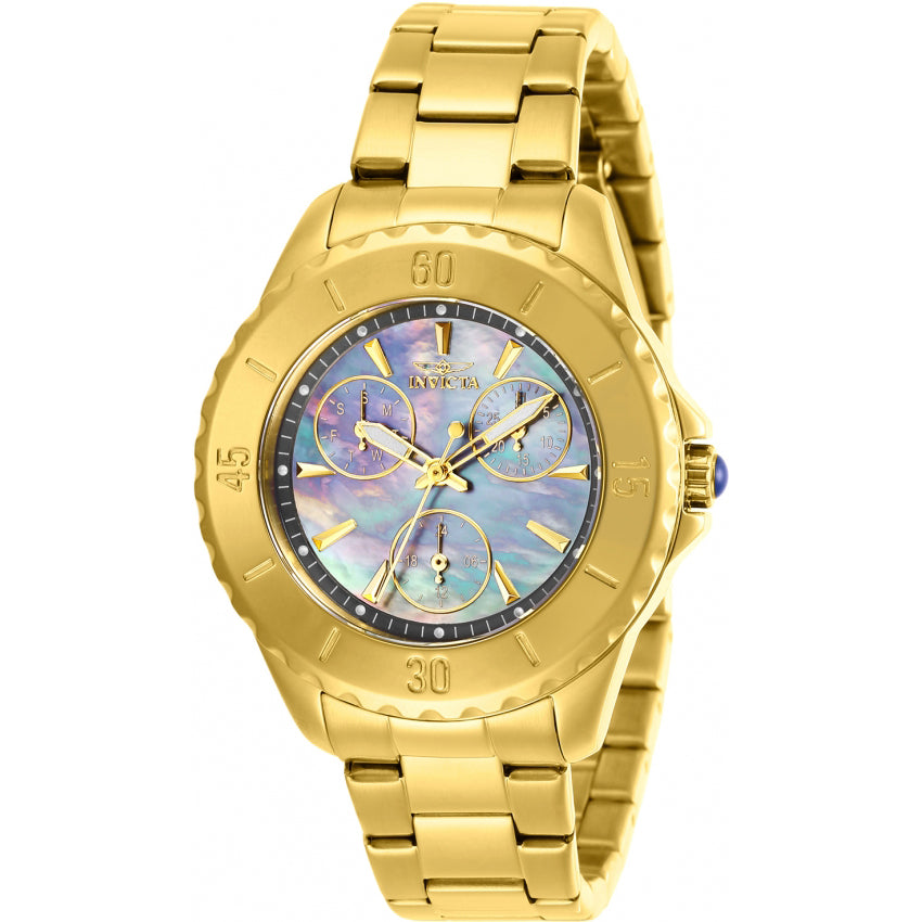 Reloj Invicta Angel de dama banda de metal 38mm - Dorado - 29109