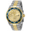 Reloj Invicta Aviator para hombre pulsera de metal 45mm - Dorado - 30022