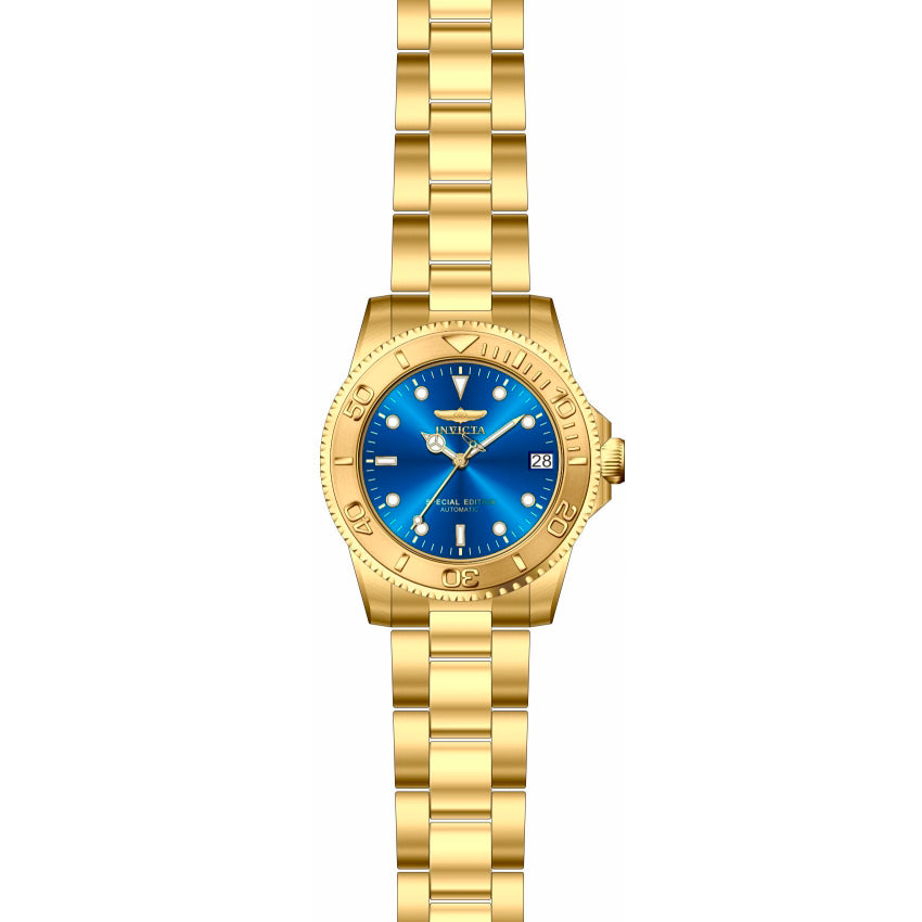 Reloj Invicta Pro Diver Mujer Acero Dorado Esfera - Vista lateral