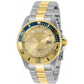 Reloj Invicta Aviator para hombre pulsera de metal 45mm - Plateado - 30948