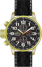 Reloj Invicta Force Zager Hombre Cuero Negro - Vista lateral