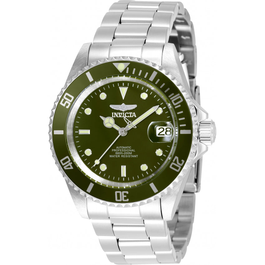 Invicta Pro Diver Automático Reloj para Caballero Correa de Acero Inoxidable 40 mm - Verde - 35690
