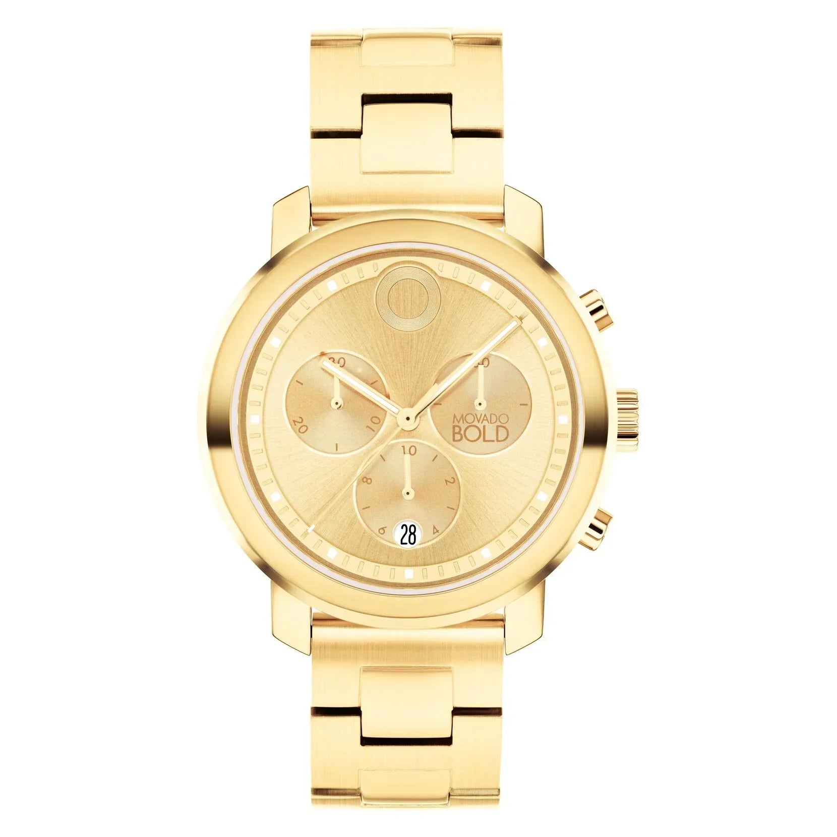 3601002 Reloj Movado Bold Unisex Brazalete de Acero Dorado