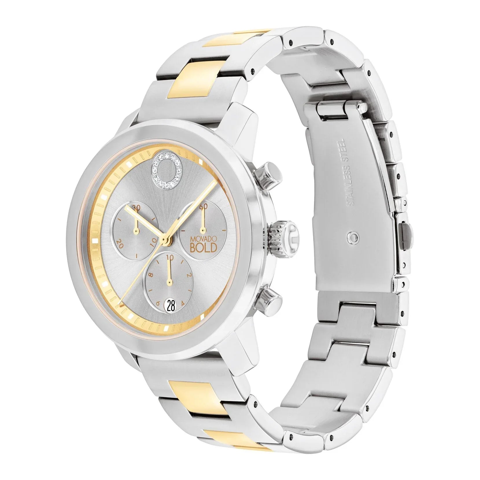 3601003 Reloj Movado Bold Unisex Correa Acero Bicolor
