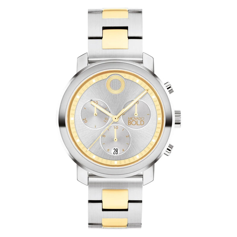 3601003 Reloj Movado Bold unisex correa de acero bicolor
