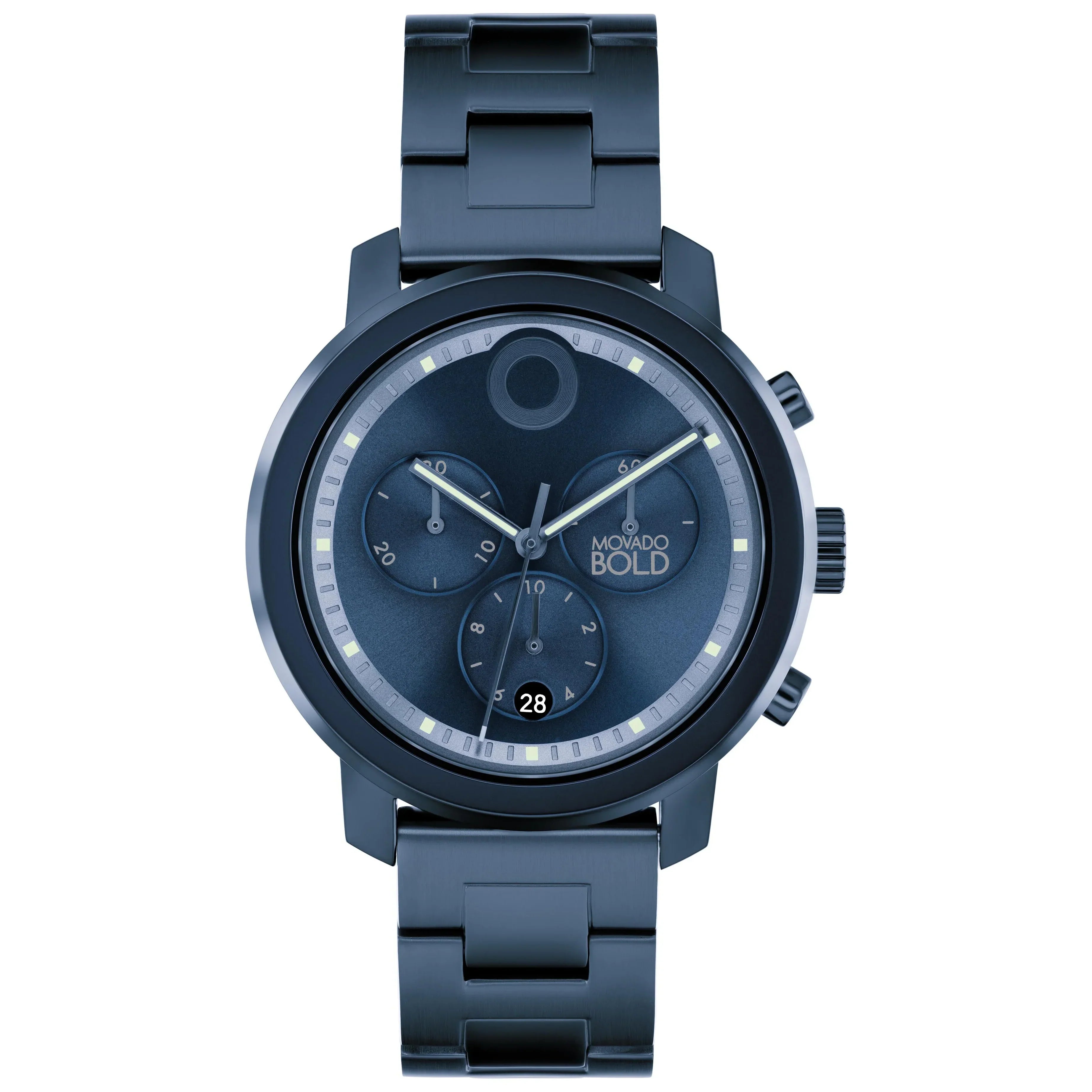 3601004 Reloj Movado Bold Hombre Acero Azul Oscuro