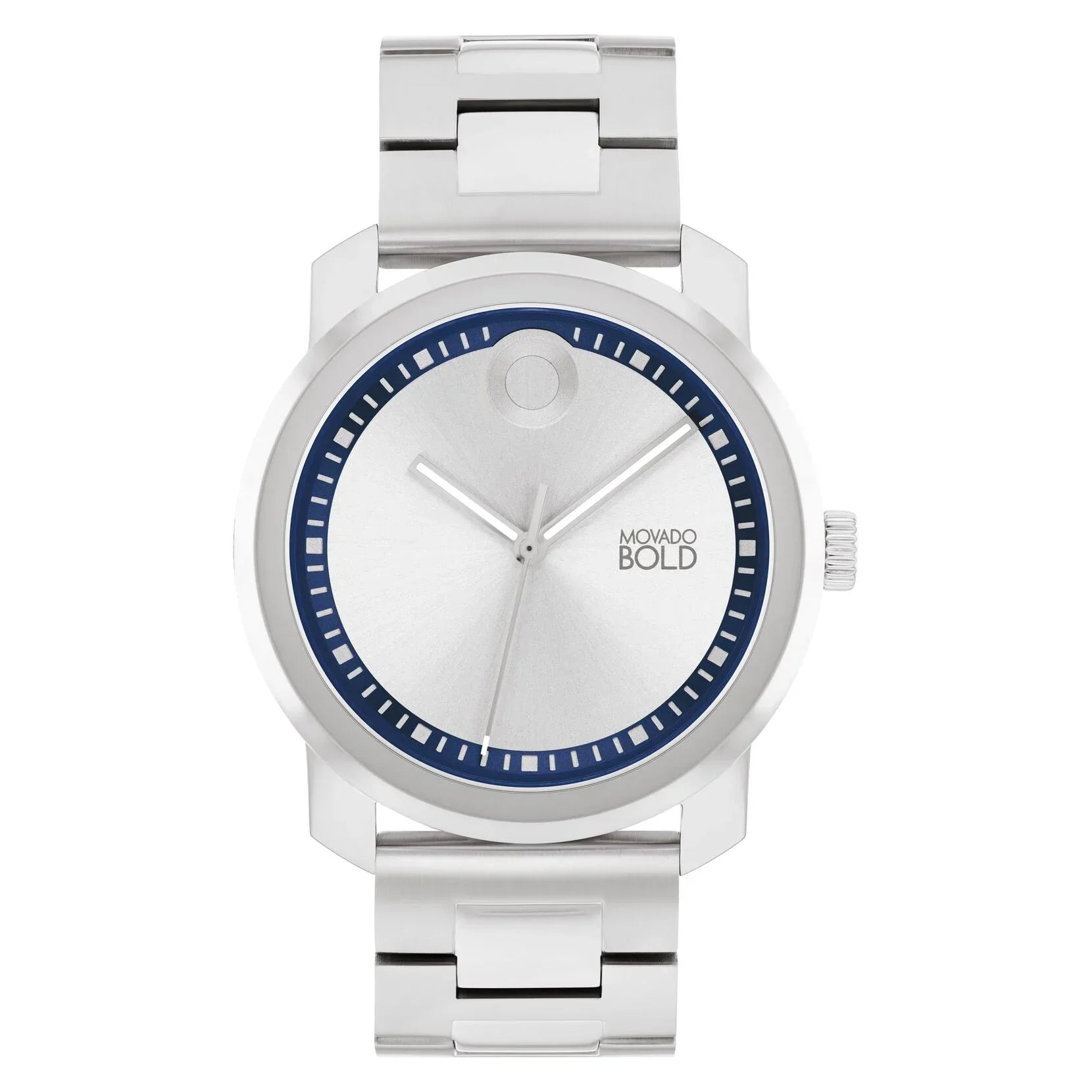 3601031 Reloj Movado Bold Hombre Acero Detalle Azul