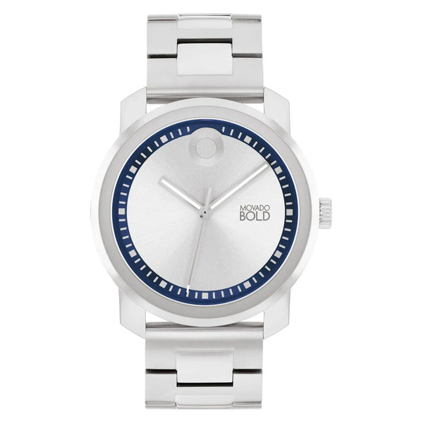 3601031 Reloj Movado Bold Hombre Acero Detalle Azul