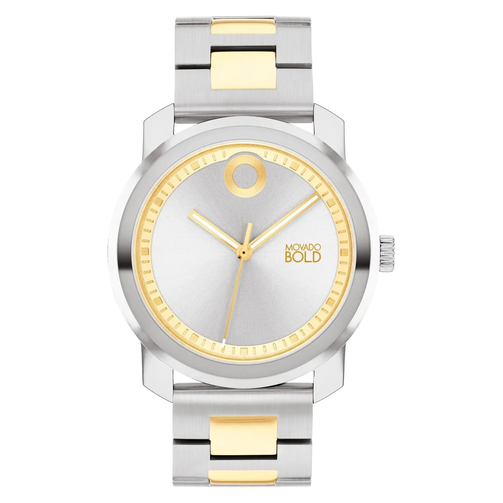 3601032 Reloj Movado Bold Hombre Acero Bicolor Plata y Oro