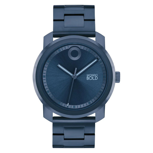 3601035 Reloj Movado Bold Hombre Brazalete de Acero Azul