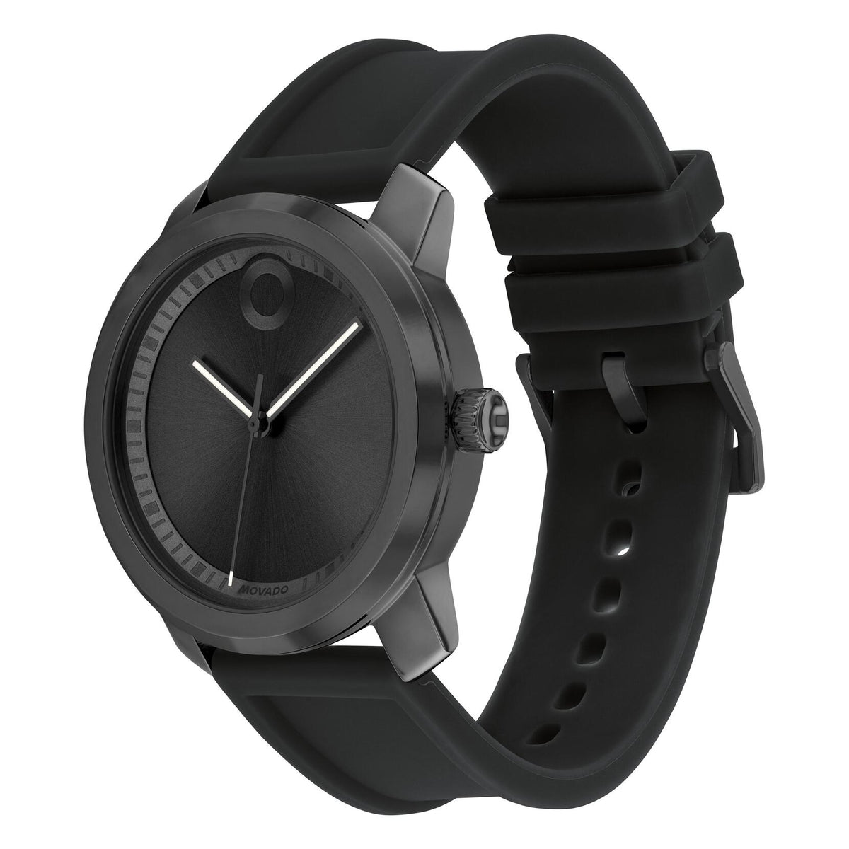 Movado Trend Propel 3601039 reloj de hombre correa de silicona negra