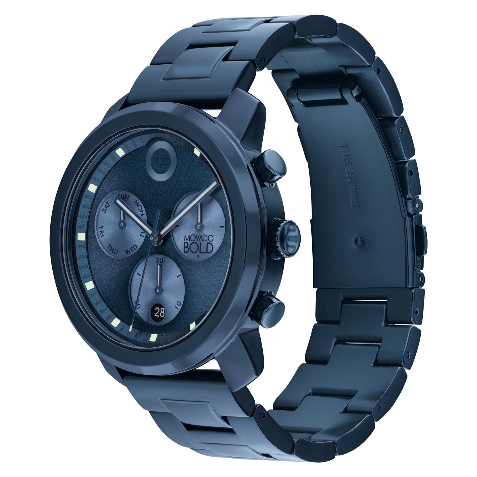 Reloj Movado Trend Propel de hombre pulsera de metal - Detalle de esfera
