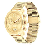 3601046 Reloj Movado Bold Hombre Correa Malla Acero Dorado