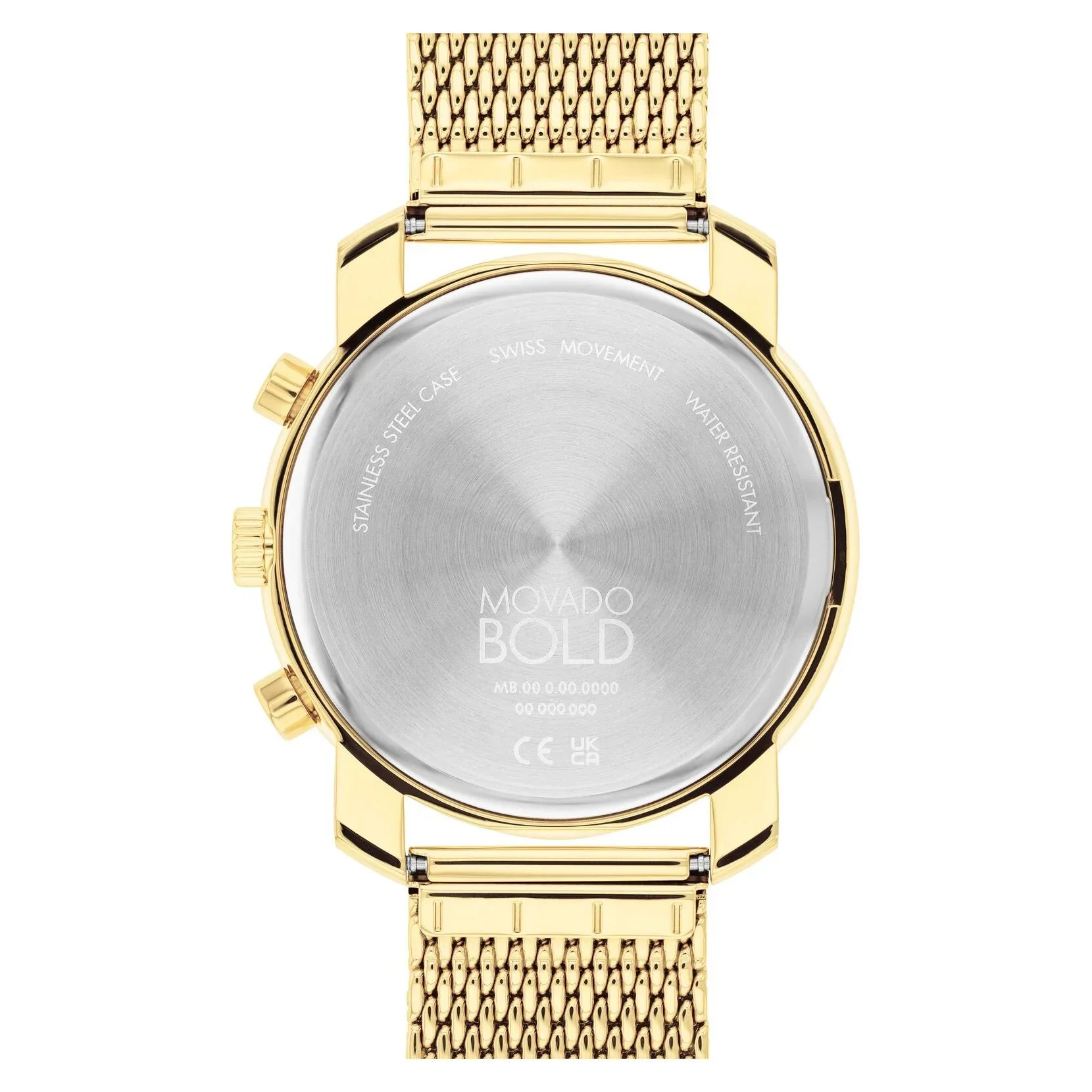 3601046 Reloj Movado Bold Hombre Correa Malla Acero Dorado
