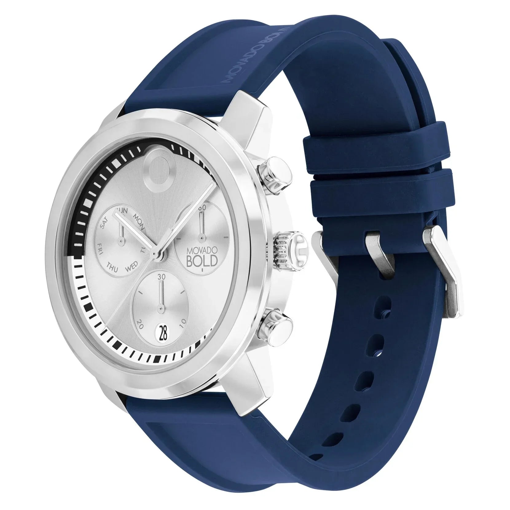3601048 Reloj Movado Bold Propel Hombre Silicona Azul