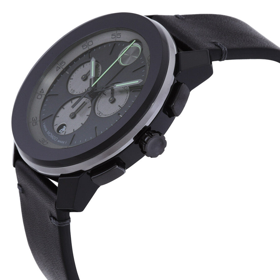 3601092 Reloj Movado Bold Hombre Correa de Cuero Negro