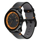 3601113 Reloj Movado Bold Hombre Correa Cuero Negro