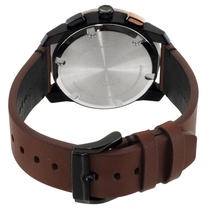 Movado Bold TR90 3601115 Reloj cronógrafo para hombre con correa cognac de 43.5 mm - Marrón