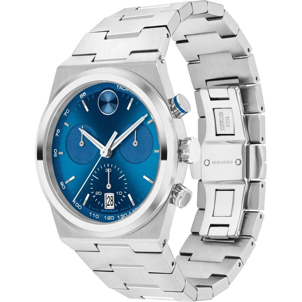 Movado BOLD Quest 3601199 reloj de hombre brazalete de acero inoxidable - Plateado