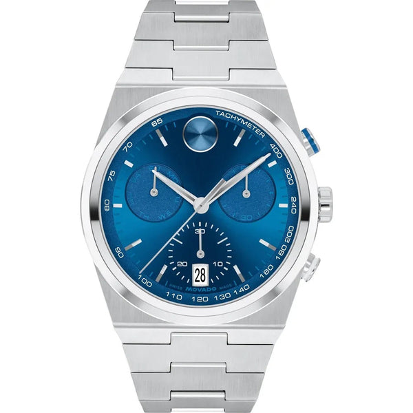 Movado BOLD Quest 3601199 reloj de hombre brazalete de acero inoxidable - Plateado