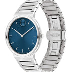 Reloj Movado Bold Horizon de hombre correa de metal 40 mm - Detalle de esfera