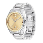 Reloj Movado bolda de hombre pulsera de metal - Detalle de esfera