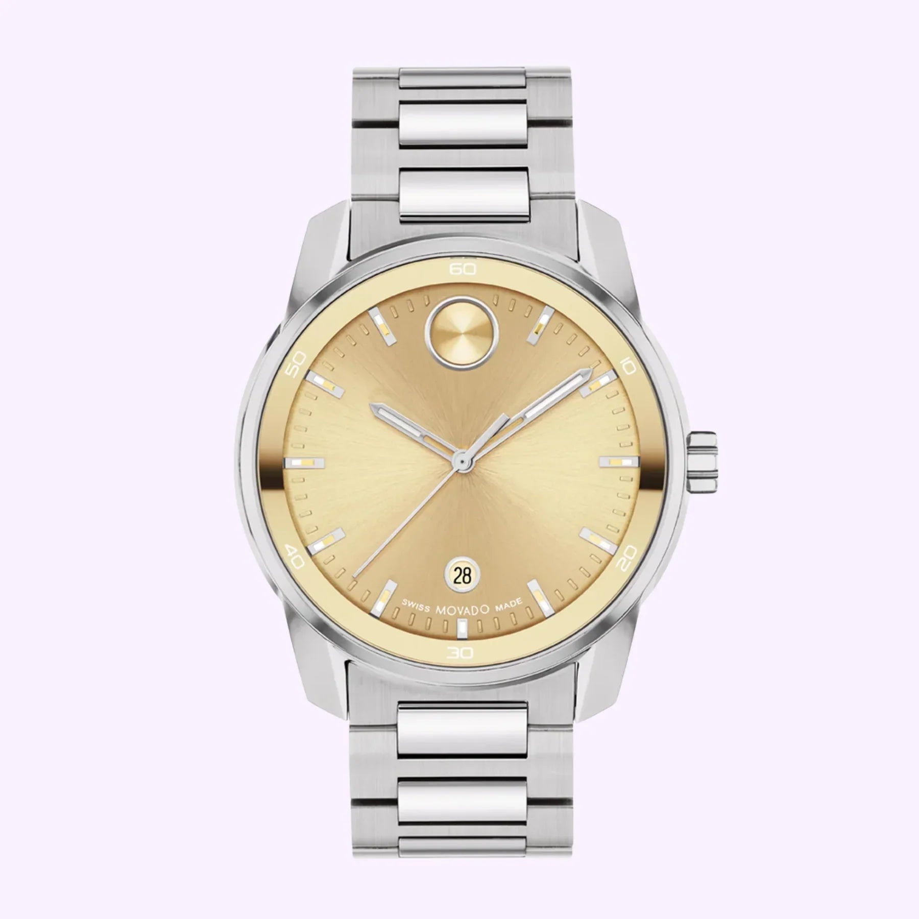 Reloj Movado bolda de hombre pulsera de metal - Reloj original en Guatemala