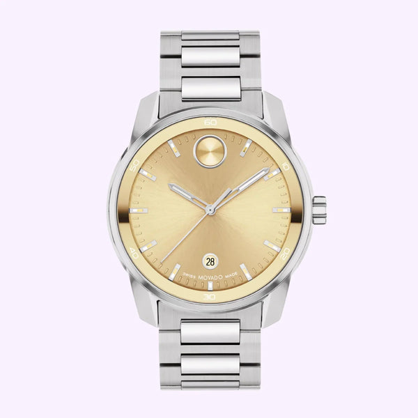 Reloj Movado bolda de hombre pulsera de metal - Reloj original en Guatemala