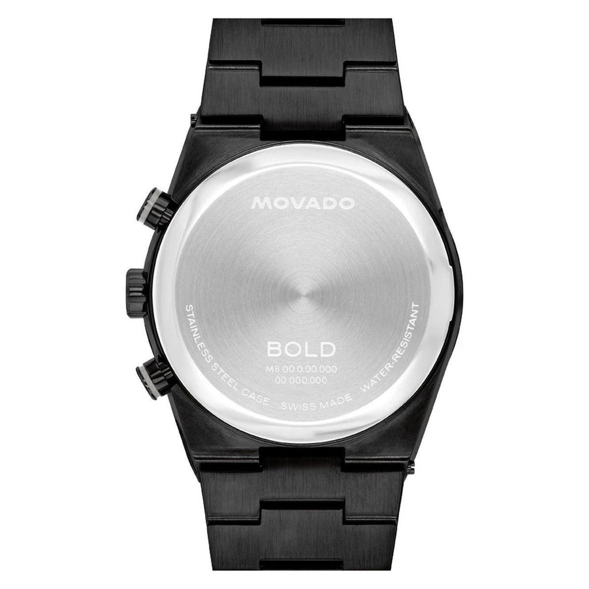 Movado Bold Quest 3601245 reloj de hombre brazalete de acero inoxidable - Negro