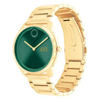 3601255 Reloj Movado Bold Hombre Dorado Esfera Verde