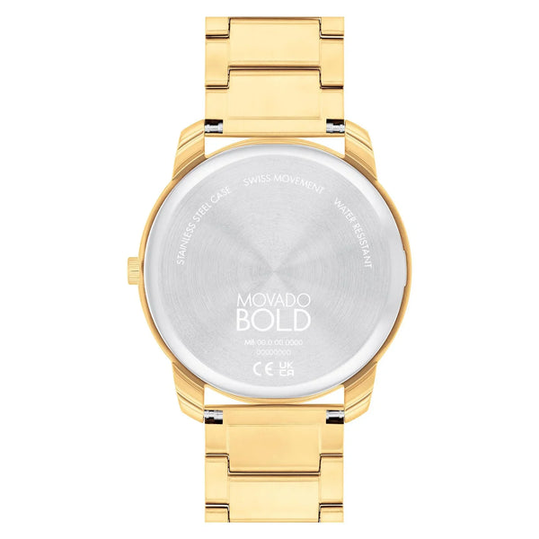 3601255 Reloj Movado Bold Hombre Dorado Esfera Verde