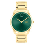 3601255 Reloj Movado Bold Hombre Dorado Esfera Verde