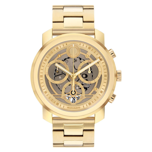 Movado Trend Propel 3601355 reloj de hombre brazalete de acero inoxidable - Dorado