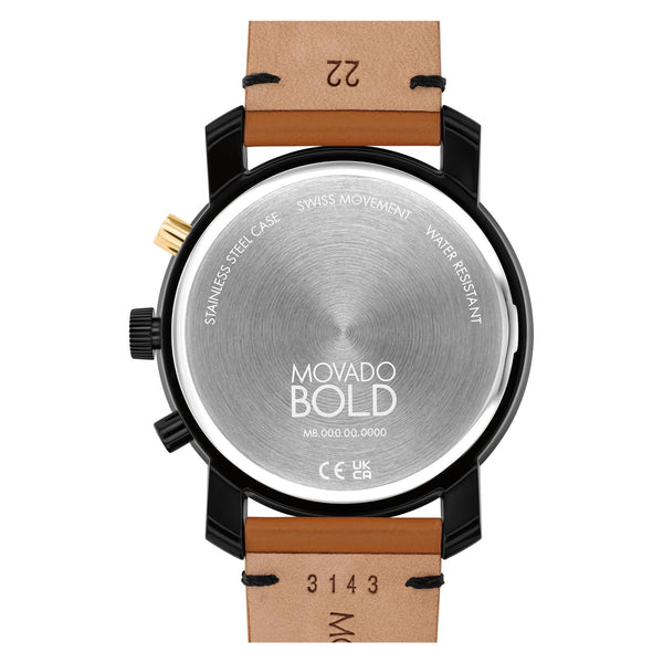 Movado Trend Impulse 3601359 reloj de hombre correa de piel marrón