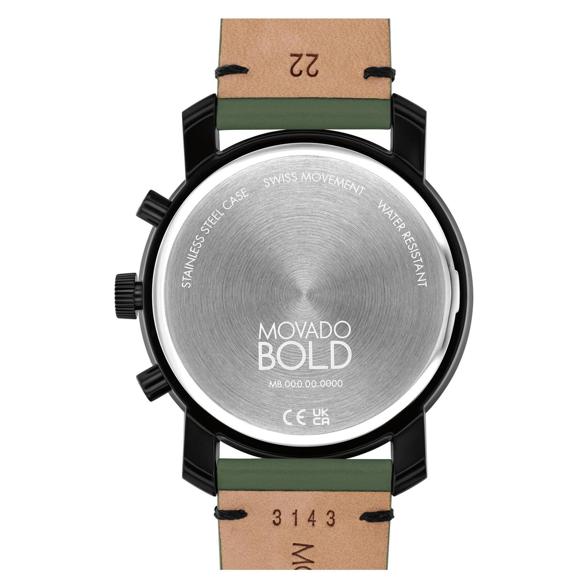 Movado Impulse 3601360 reloj de hombre correa de piel verde