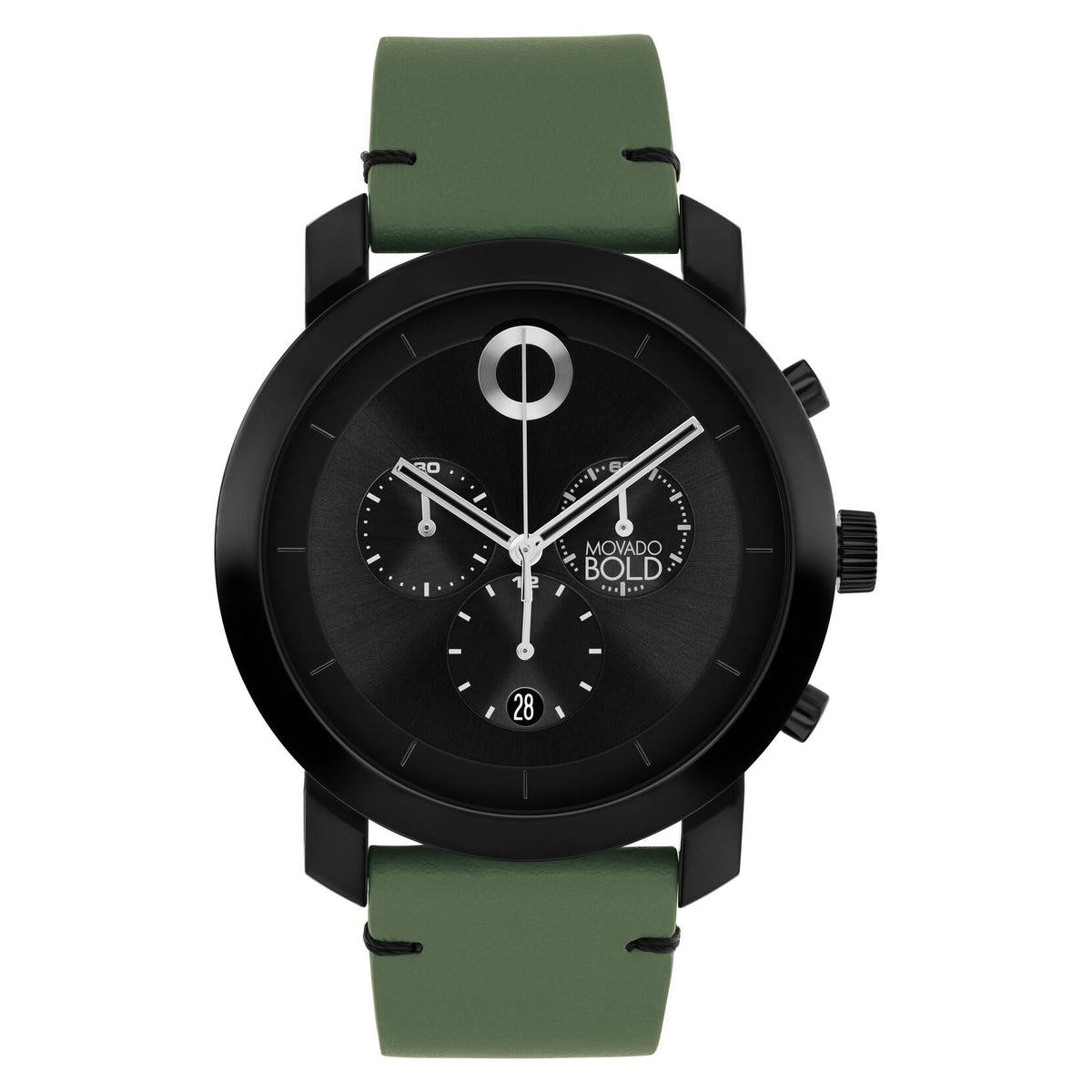 Movado Impulse 3601360 reloj de hombre correa de piel verde
