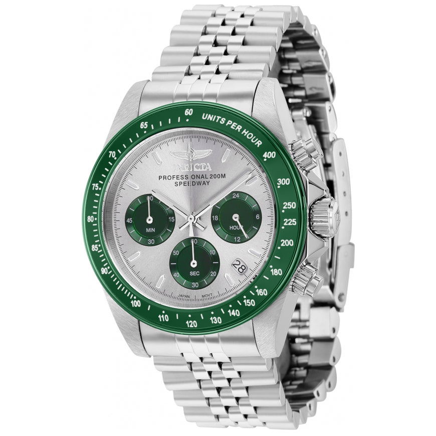 Reloj Invicta Speedway Hombre Correa Acero Verde - Reloj original en Guatemala
