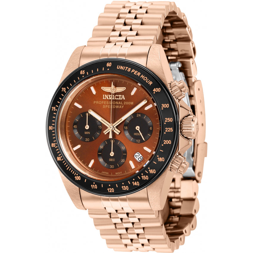 Reloj Invicta Speedway de hombre banda de acero inoxidable 40 mm - Oro rosa - 36736
