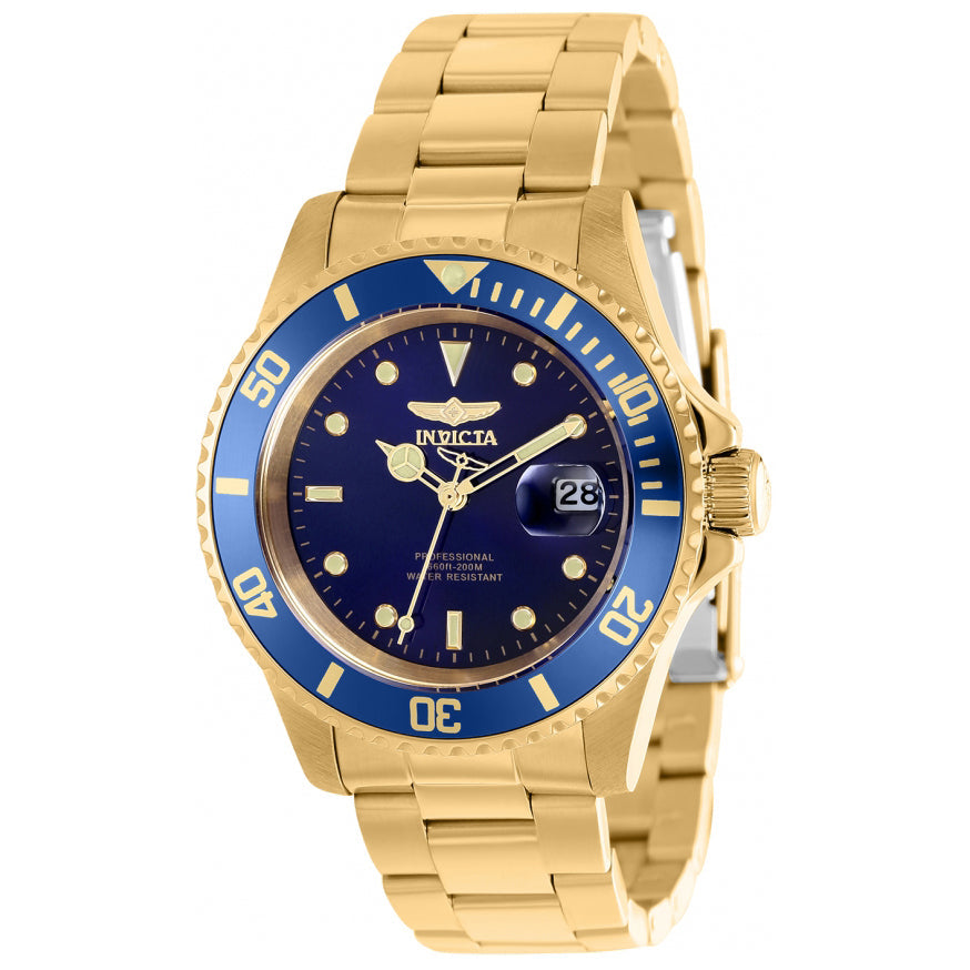 Reloj Invicta Pro Diver para caballero pulsera de acero inoxidable 40 mm - Dorado - 37159