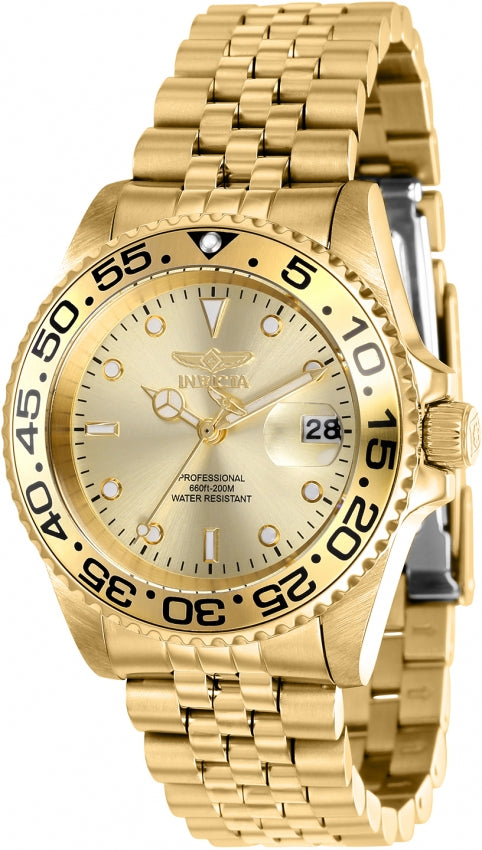 Reloj Invicta Pro Diver Mujer Correa Acero Dorado - Vista trasera