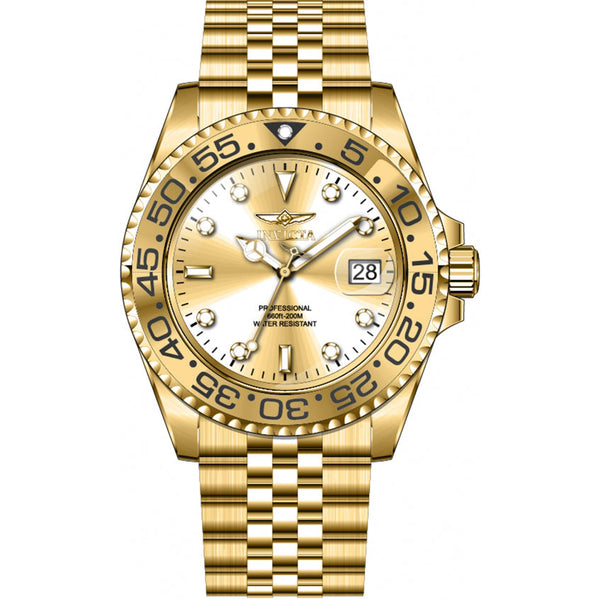 Reloj Invicta Pro Diver Mujer Correa Acero Dorado - Vista lateral