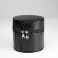 TC-008 Caja para un reloj Tancy redonda con zipper - Negro