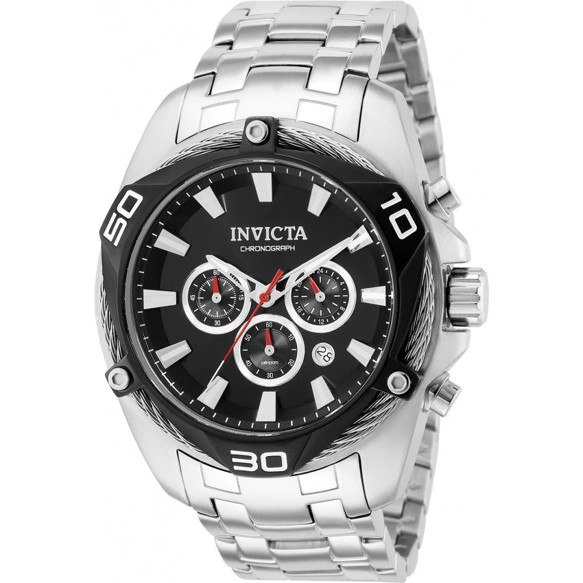 Reloj Invicta Bolt Hombre Acero Dorado Negro - Vista trasera