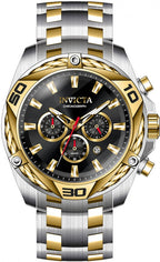 Reloj Invicta Bolt Hombre Acero Dorado Negro - Vista lateral
