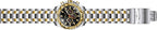 Reloj Invicta Bolt Hombre Acero Dorado Negro - Detalle de esfera